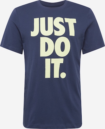 T-Shirt Nike Sportswear en bleu : devant