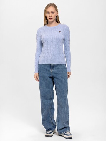 Pull-over Antioch en bleu