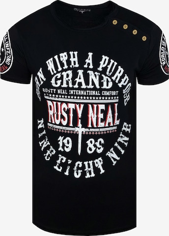 Rusty Neal T-Shirt in Schwarz: predná strana