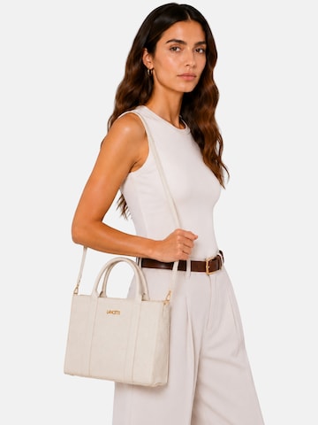 Borsa a mano 'Geniver 1' di Lancetti in beige: frontale