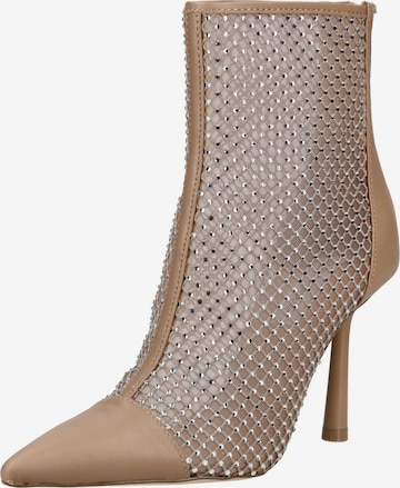 STEVE MADDEN Enkellaarsjes in Beige: voorkant