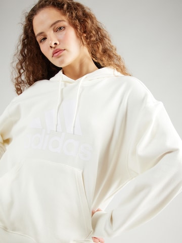ADIDAS SPORTSWEAR Αθλητική μπλούζα φούτερ 'Essentials' σε λευκό