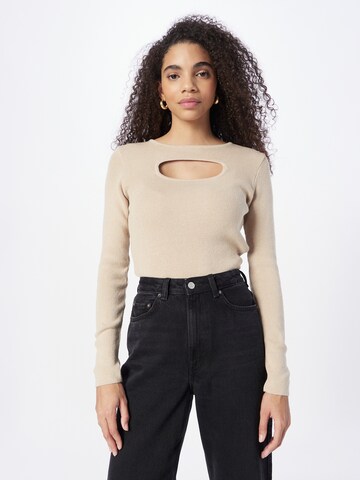 Pullover di NU-IN in beige: frontale