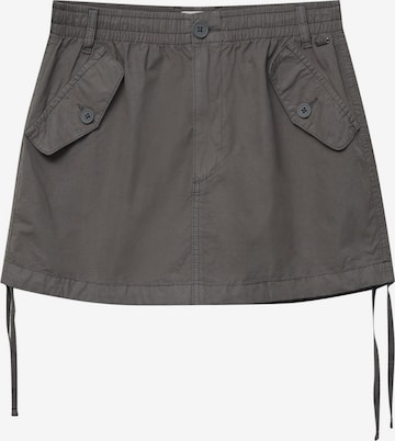 Pull&Bear Skirt in Grey: front