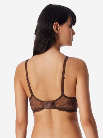 SCHIESSER Bustier Bügelloser BH ' Unique Premium ' in Braun