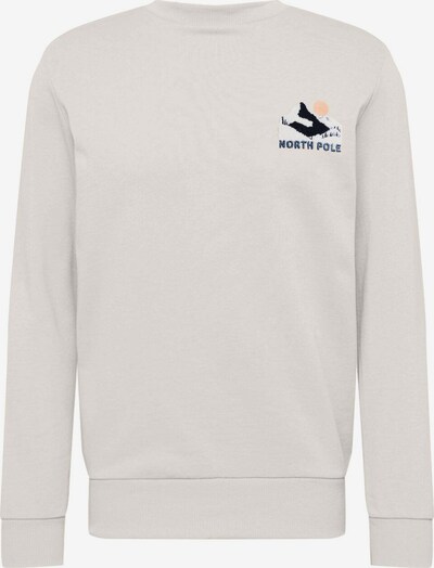 WESTMARK LONDON Sweatshirt ' DESTINATION NORTH POLE ' in Mixed colors / Egg shell, Item view