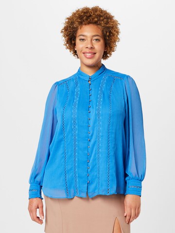 Forever New Curve Bluse 'Fifi' in Blau: predná strana