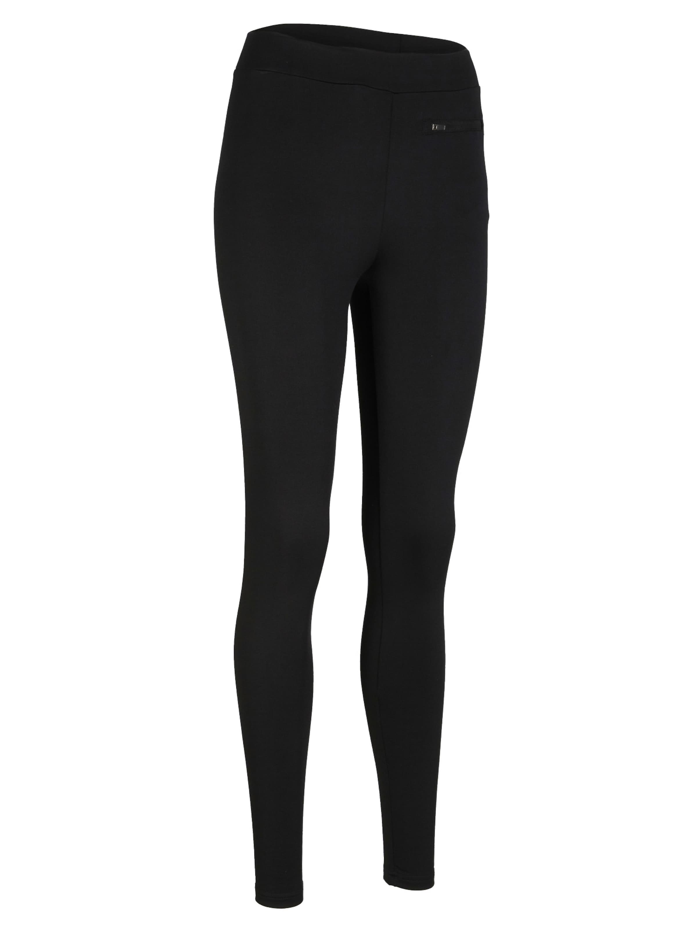 bonprix Skinny Leggings in Zwart: voorkant