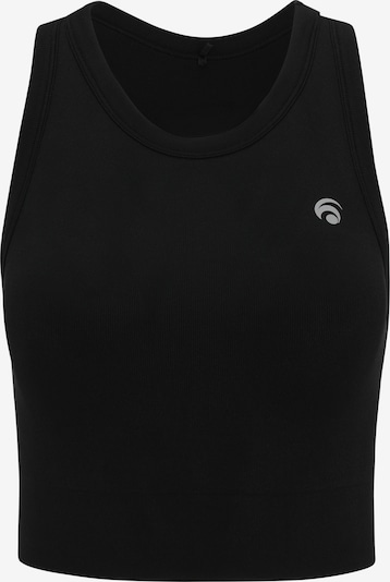 Sportiniai marškinėliai be rankovių iš OCEANSAPART, spalva – juoda / balta, Prekių apžvalga