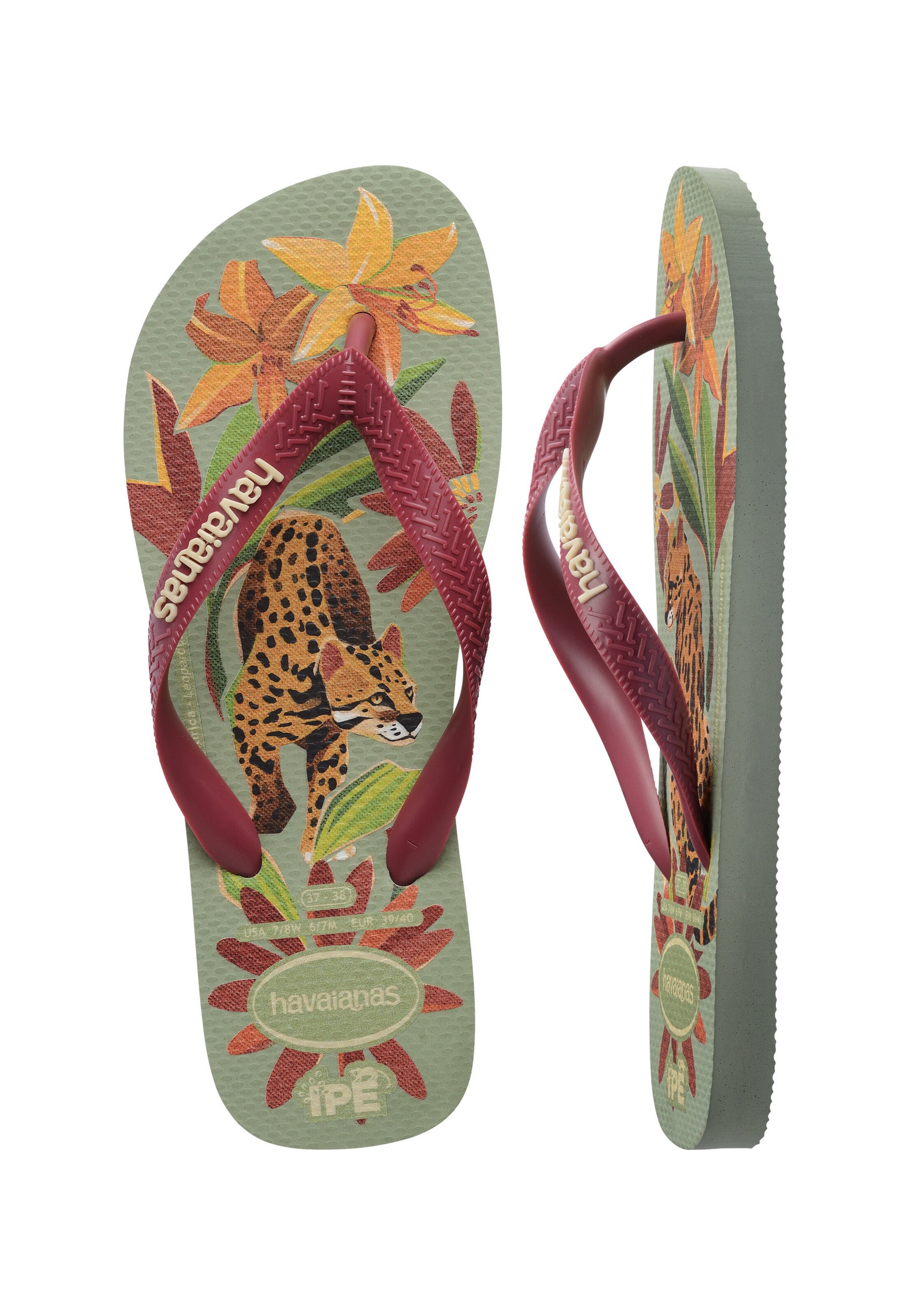 HAVAIANAS - Sandalias de dedo 'Ipe' en rojo