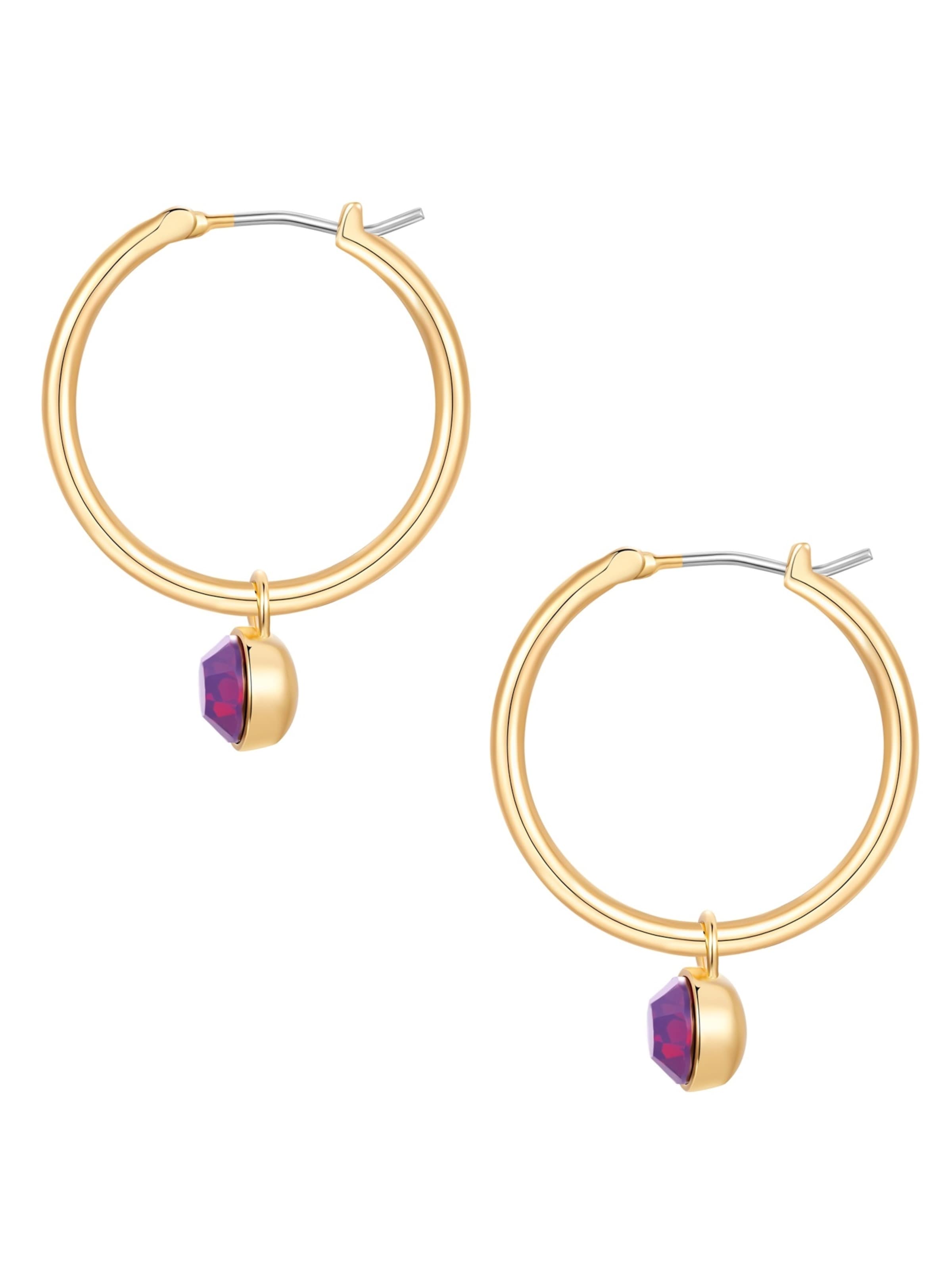 Lulu & Jane - Pendientes en oro: frente