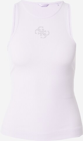 Top 'GUENDALINA' di GUESS in lilla: frontale