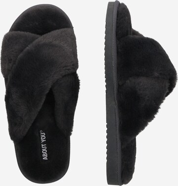 ABOUT YOU Slippers 'Finja' in Grey