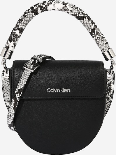 Calvin Klein Rokassomiņa 'SADDLE' pelēks / melns / balts, Preces skats