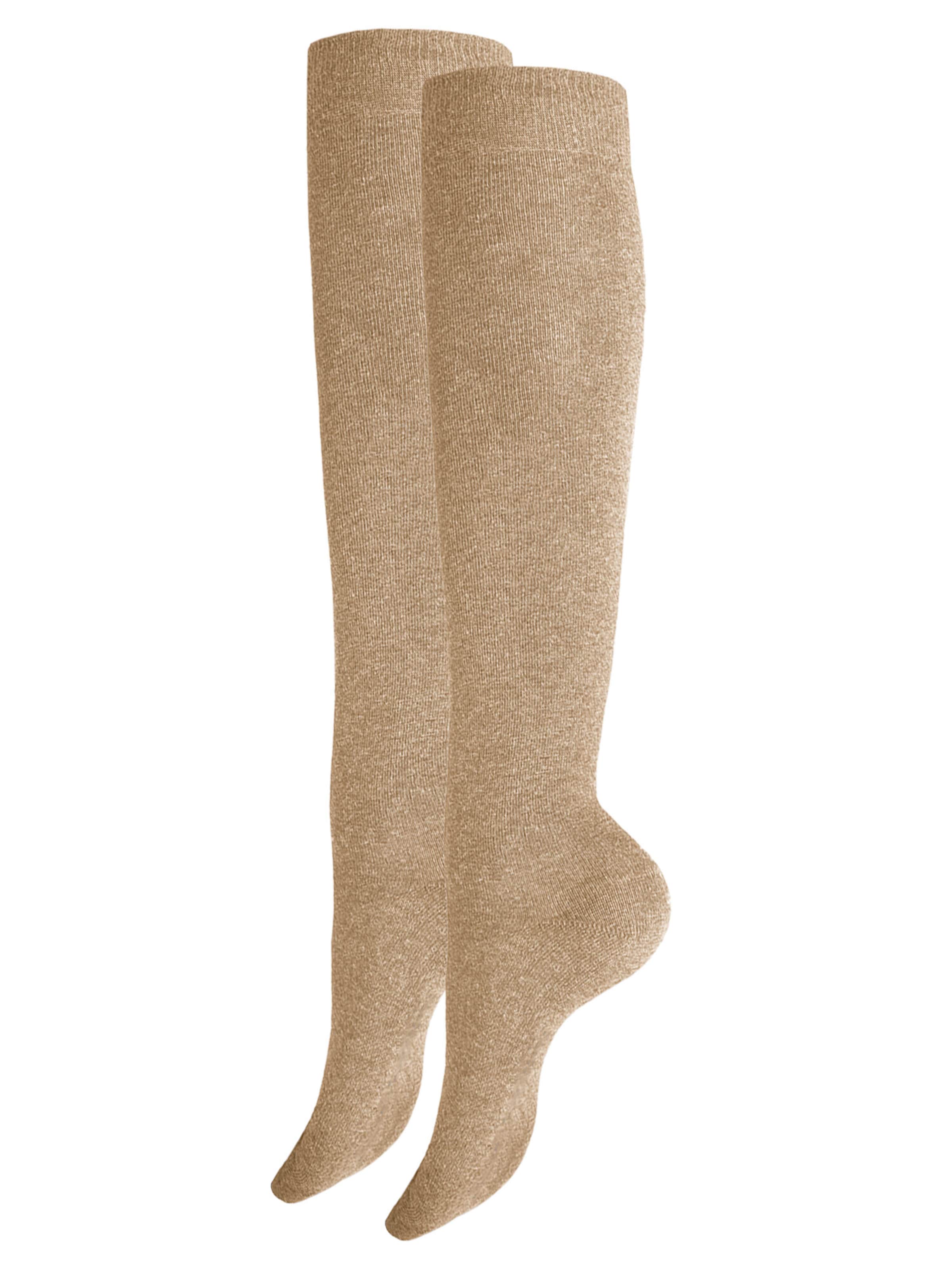 Hudson Kniestrümpfe 'Only' in Beige: Vorderseite