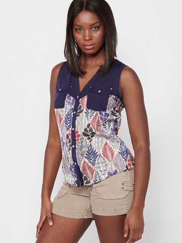 KOROSHI Blouse in Blue