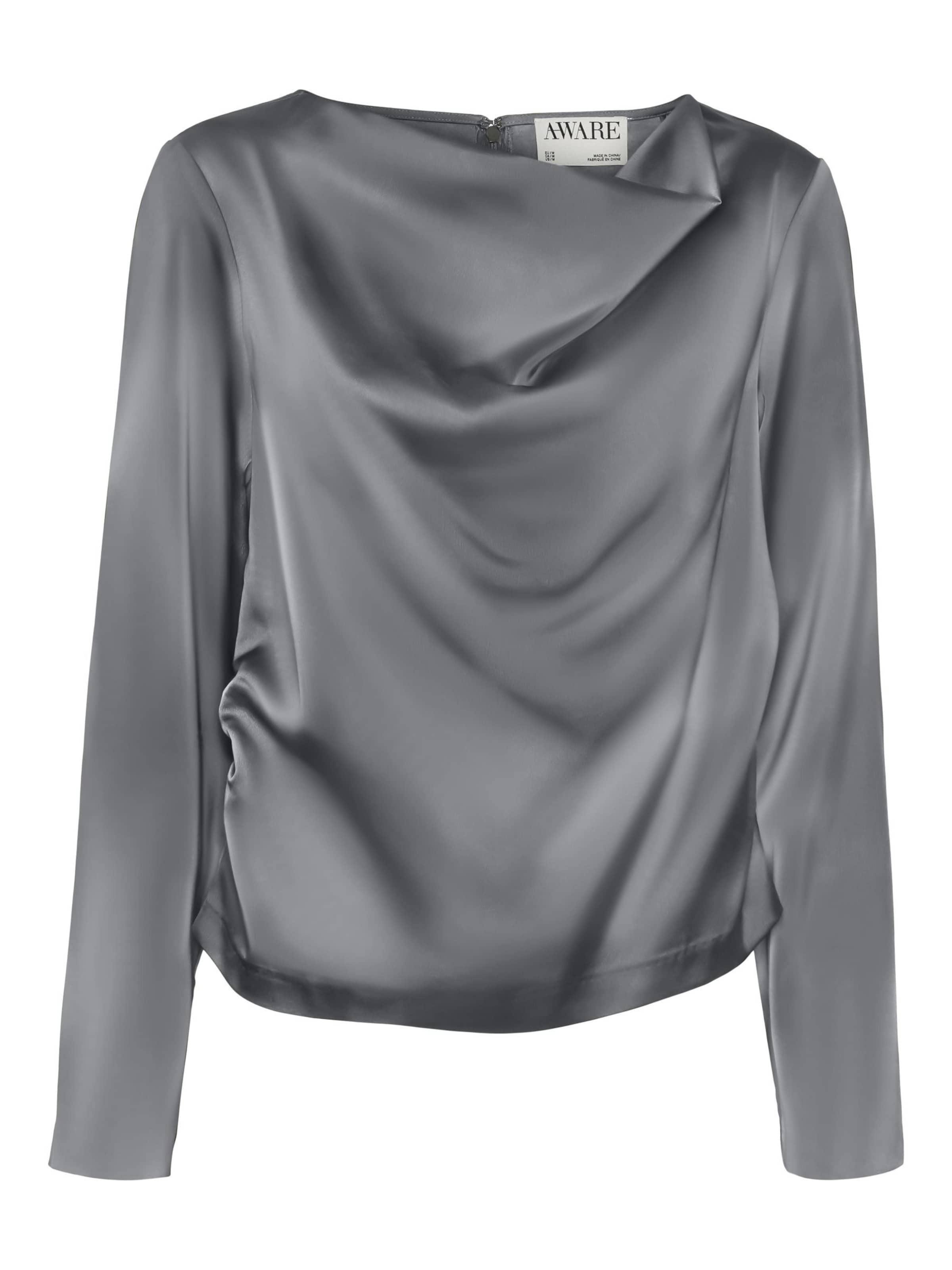 VERO MODA Blouse 'NOELE' in Grijs: voorkant