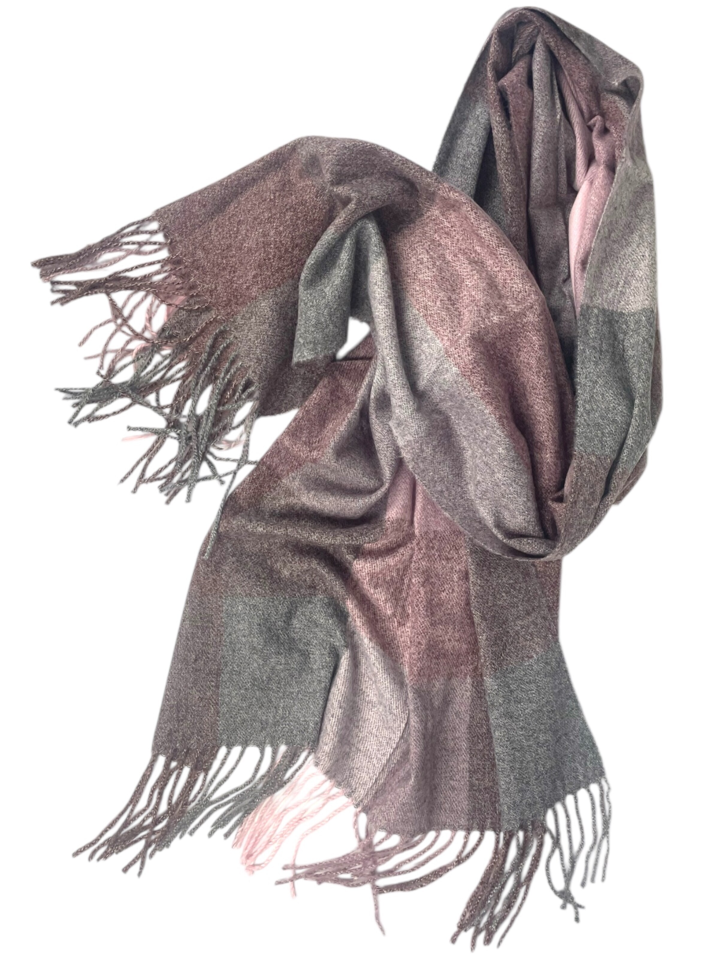 Kumixi Scarf 'Fransen' in Pink