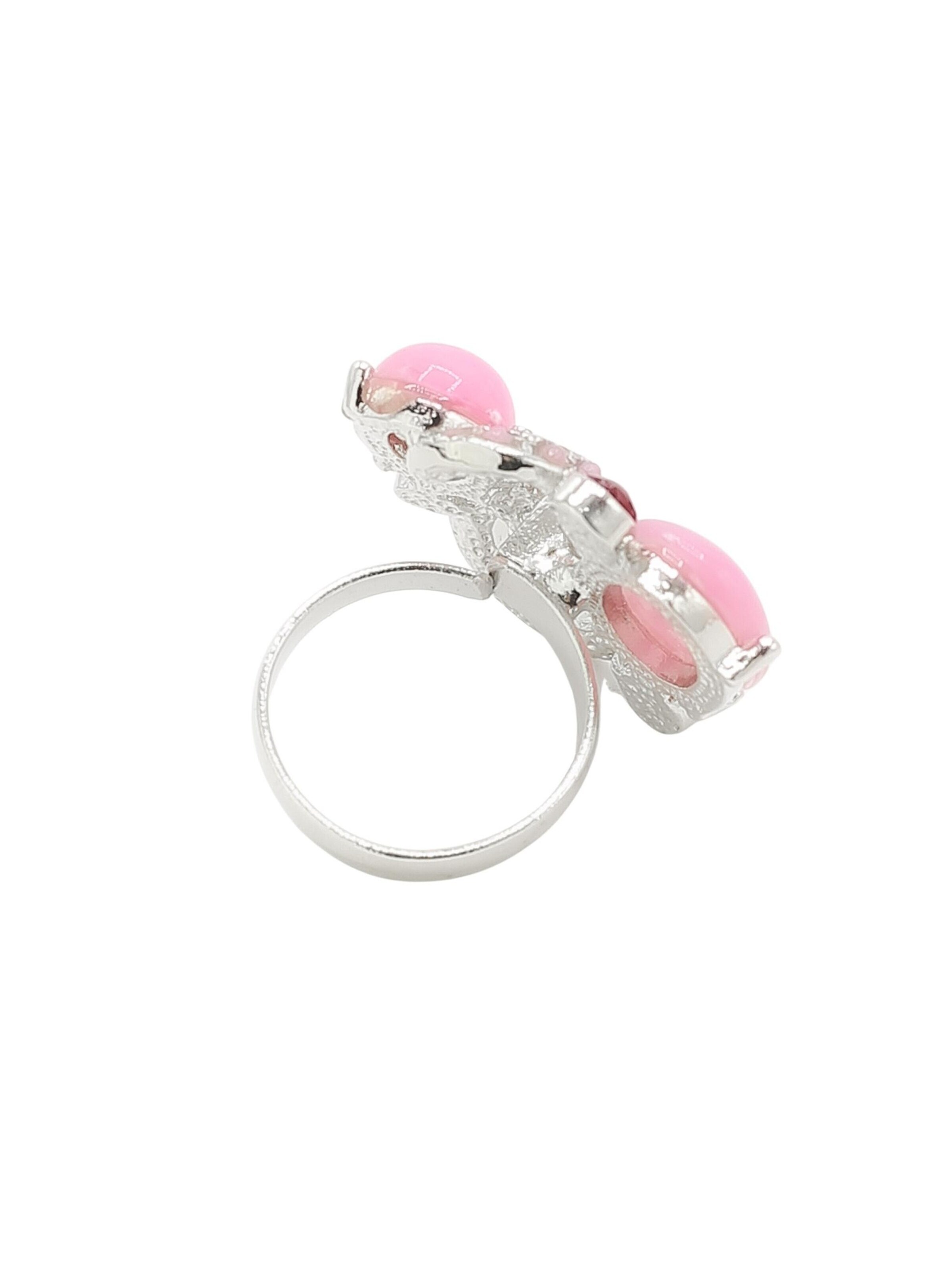 COLLEZIONE ALESSANDRO Ring 'Sissi' in Pink