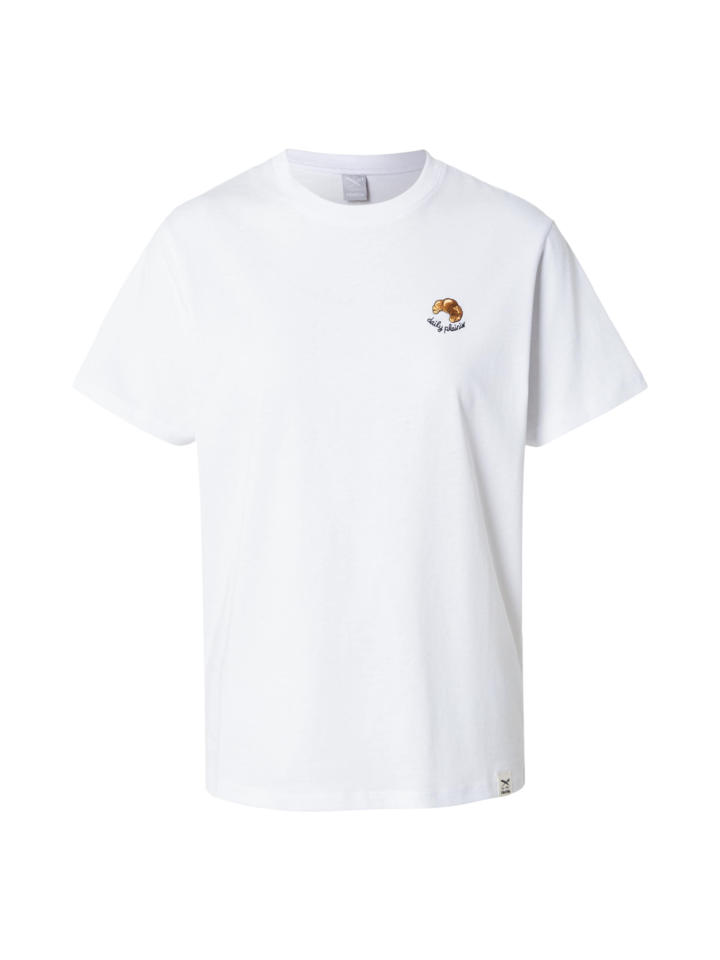 Tricou 'Daily Plaisir' de la Iriedaily pe alb: față
