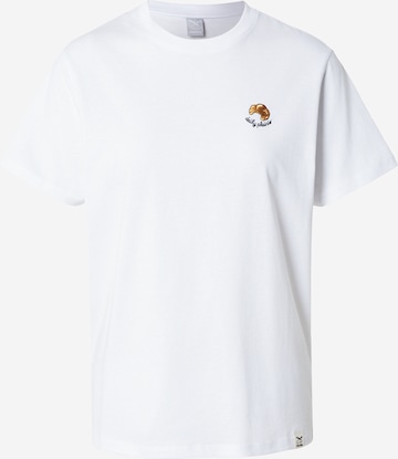 Tricou 'Daily Plaisir' de la Iriedaily pe alb: față