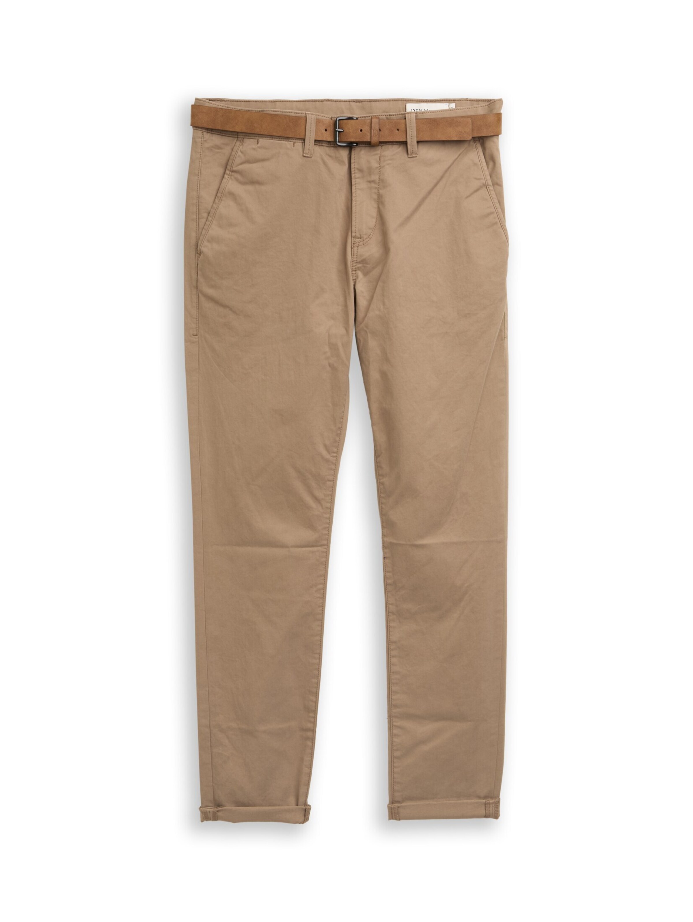 Slimfit Pantaloni eleganți de la TOM TAILOR DENIM pe maro: față