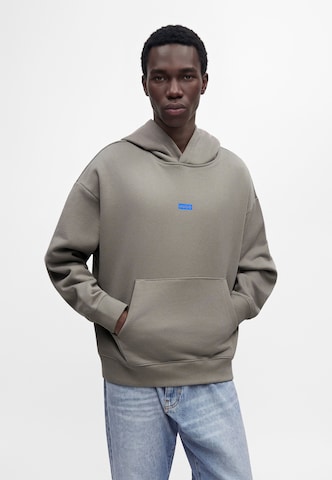 HUGO Sweatshirt 'Nazardo' in Grey: front