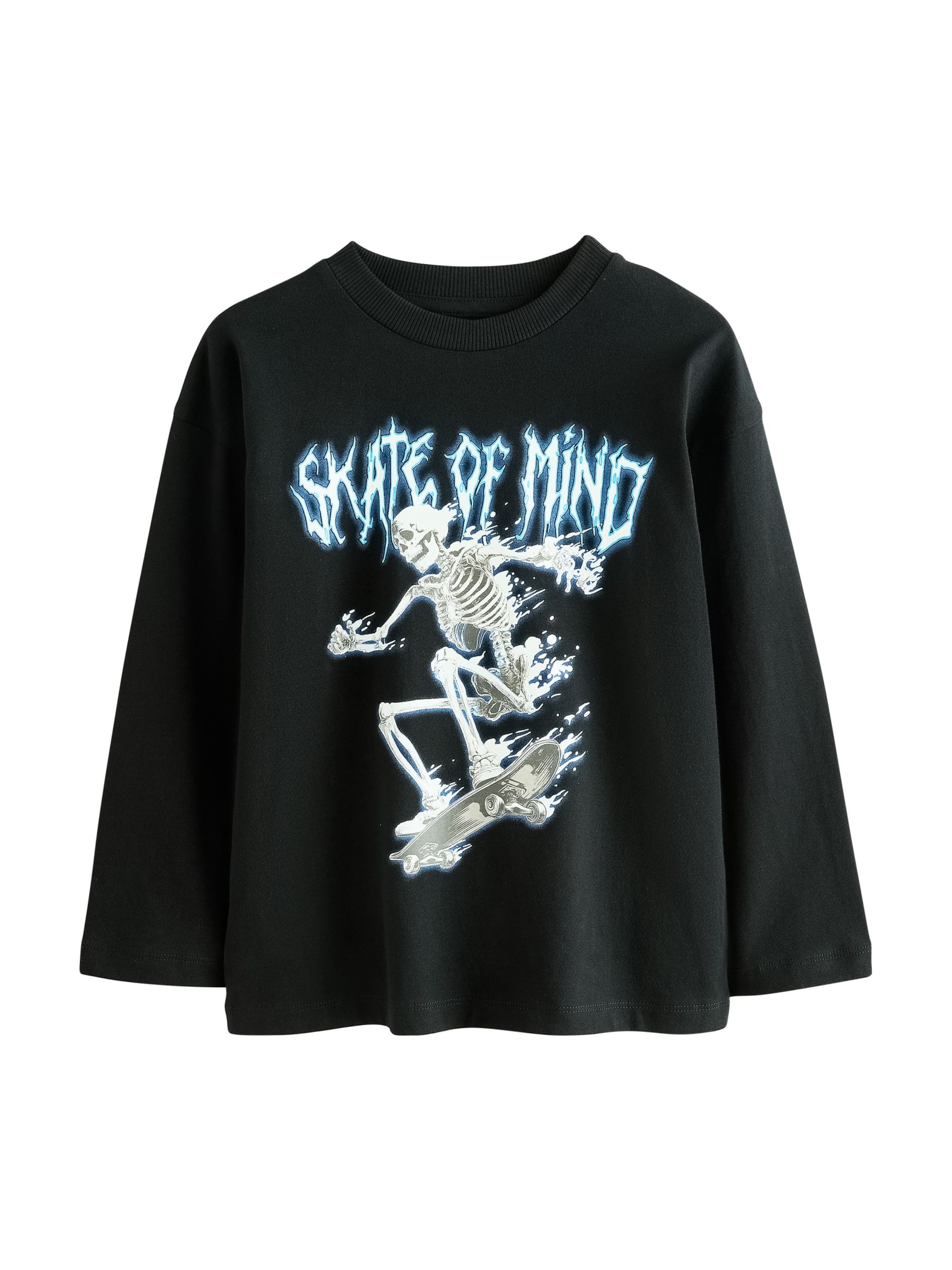 Next - Camiseta en negro: frente