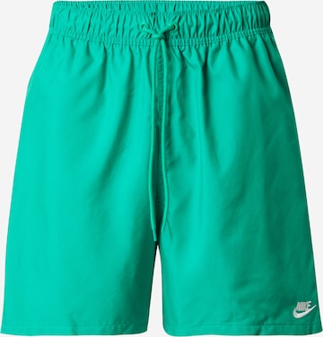 Nike Sportswear Штаны 'CLUB' в Зеленый: спереди