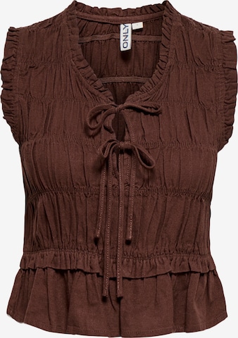 ONLY Bluse 'ONLGoa' i brun: forside