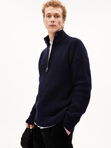 ARMEDANGELS Pullover 'ELIJA' (GRS) in Blau