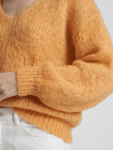 Pull-over oversize 'Milana Mohair' americandreams en orange