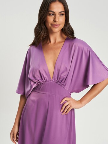 Robe 'CLAUDIA' Tussah en violet