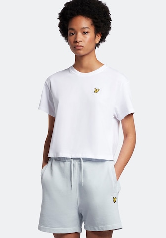 Lyle & Scott T-Shirt in Weiß: predná strana