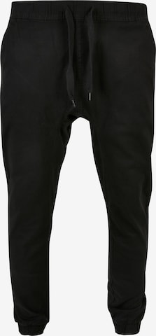 Effilé Pantalon SOUTHPOLE en noir : devant