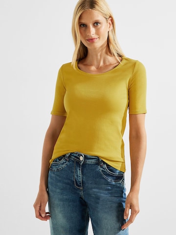 CECIL - Camisa 'Lena' em amarelo: frente