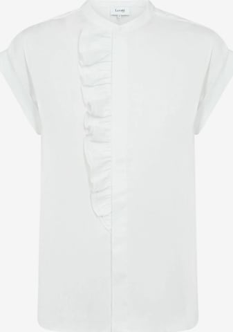 Levete Room Pusero 'Isla Solid 122' värissä valkoinen: etupuoli