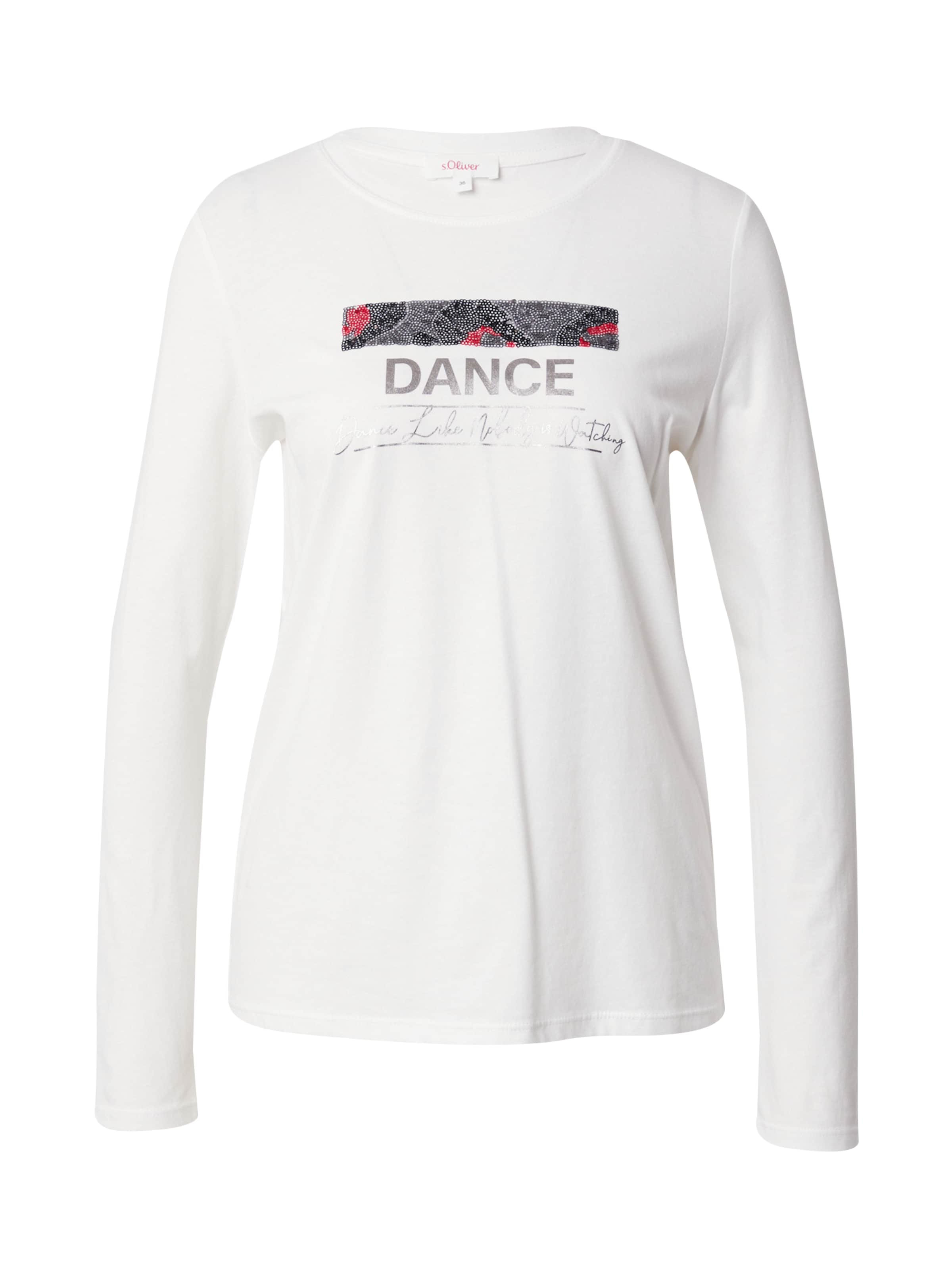 T-shirt s.Oliver en blanc : devant
