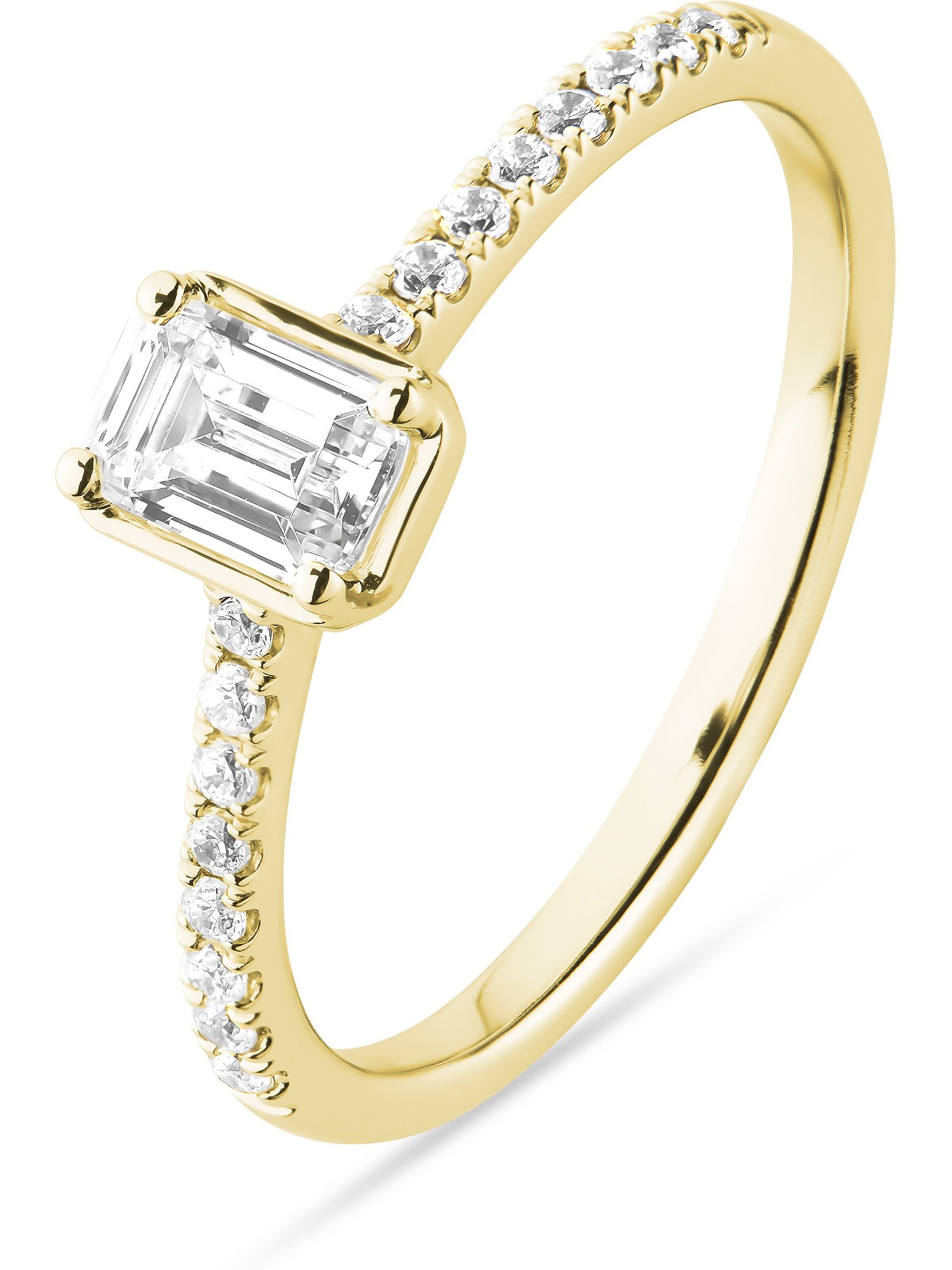 CHRIST Ring in Gold: Vorderseite