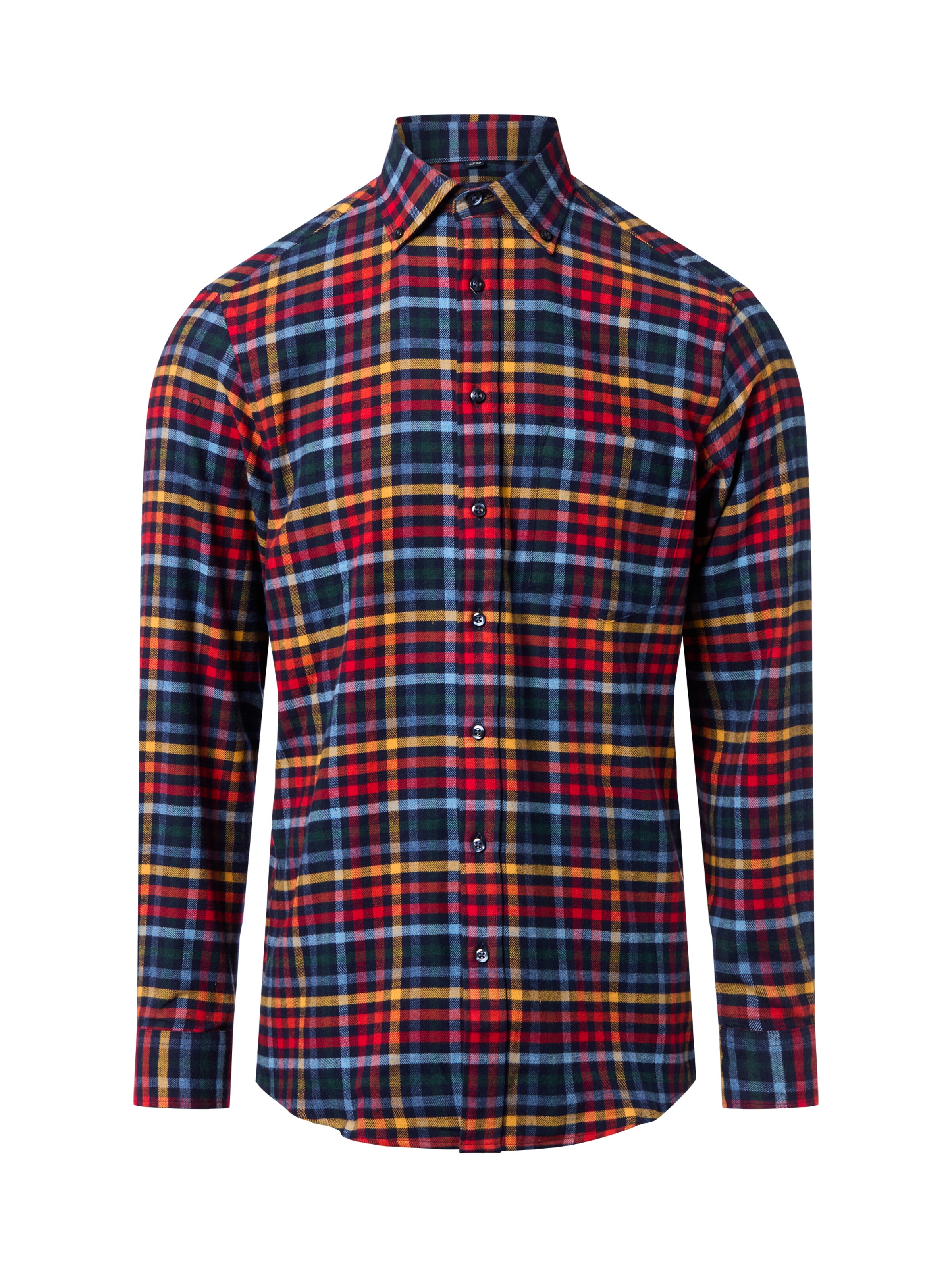 Andrew James Hemd in Blau: Vorderseite