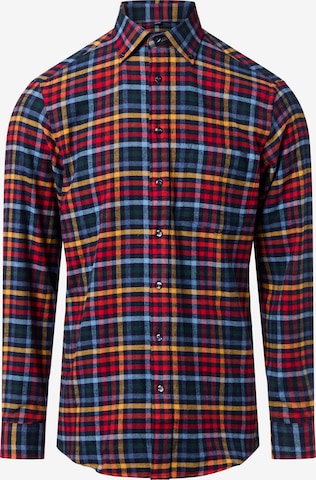 Andrew James Button Up Shirt in Blue: front