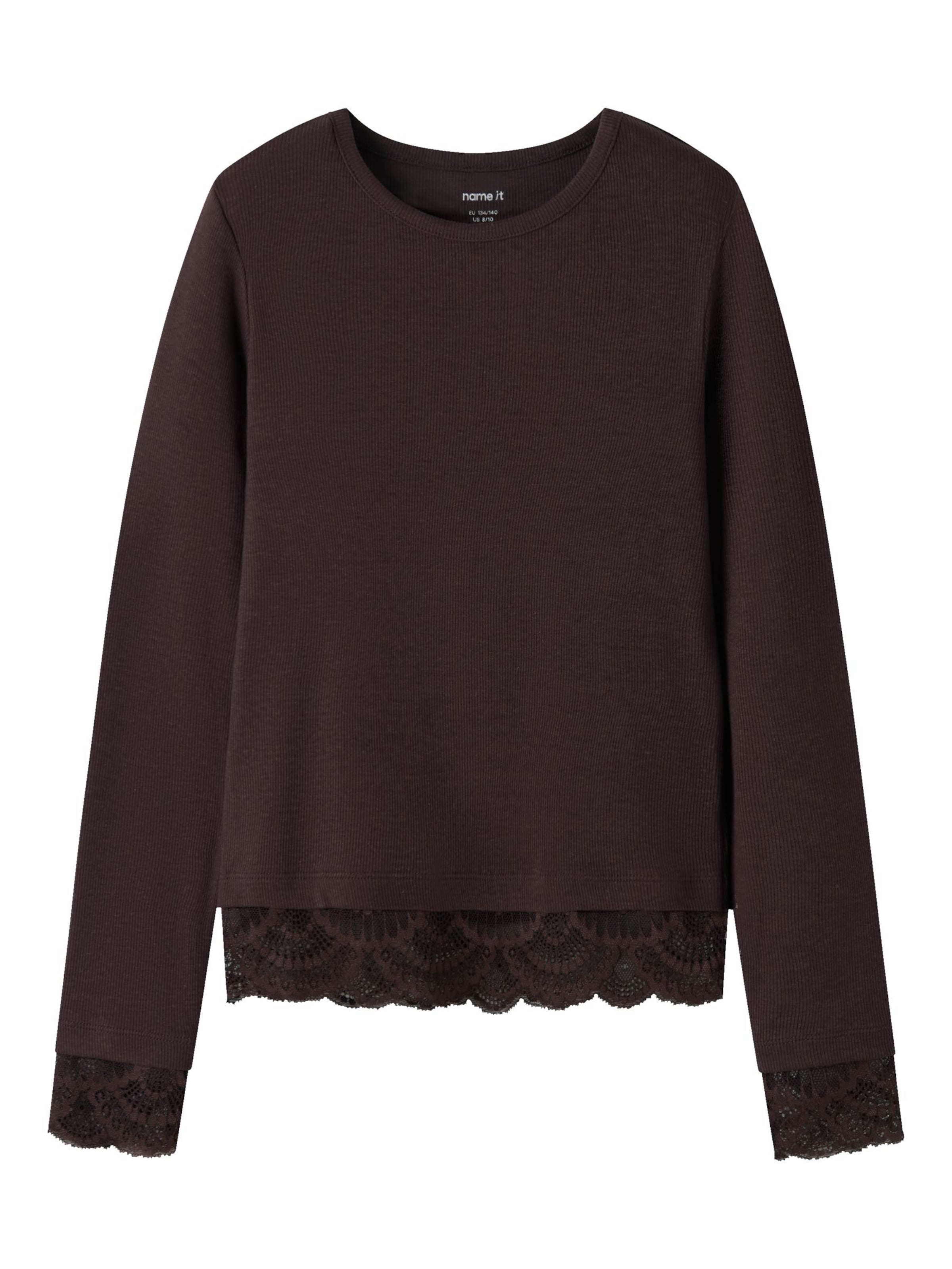 NAME IT - Camiseta en marrón: frente