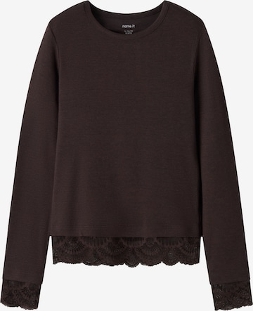 NAME IT - Camiseta en marrón: frente