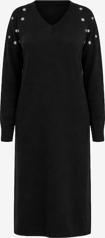 Robes en maille Shape Of You en noir : devant