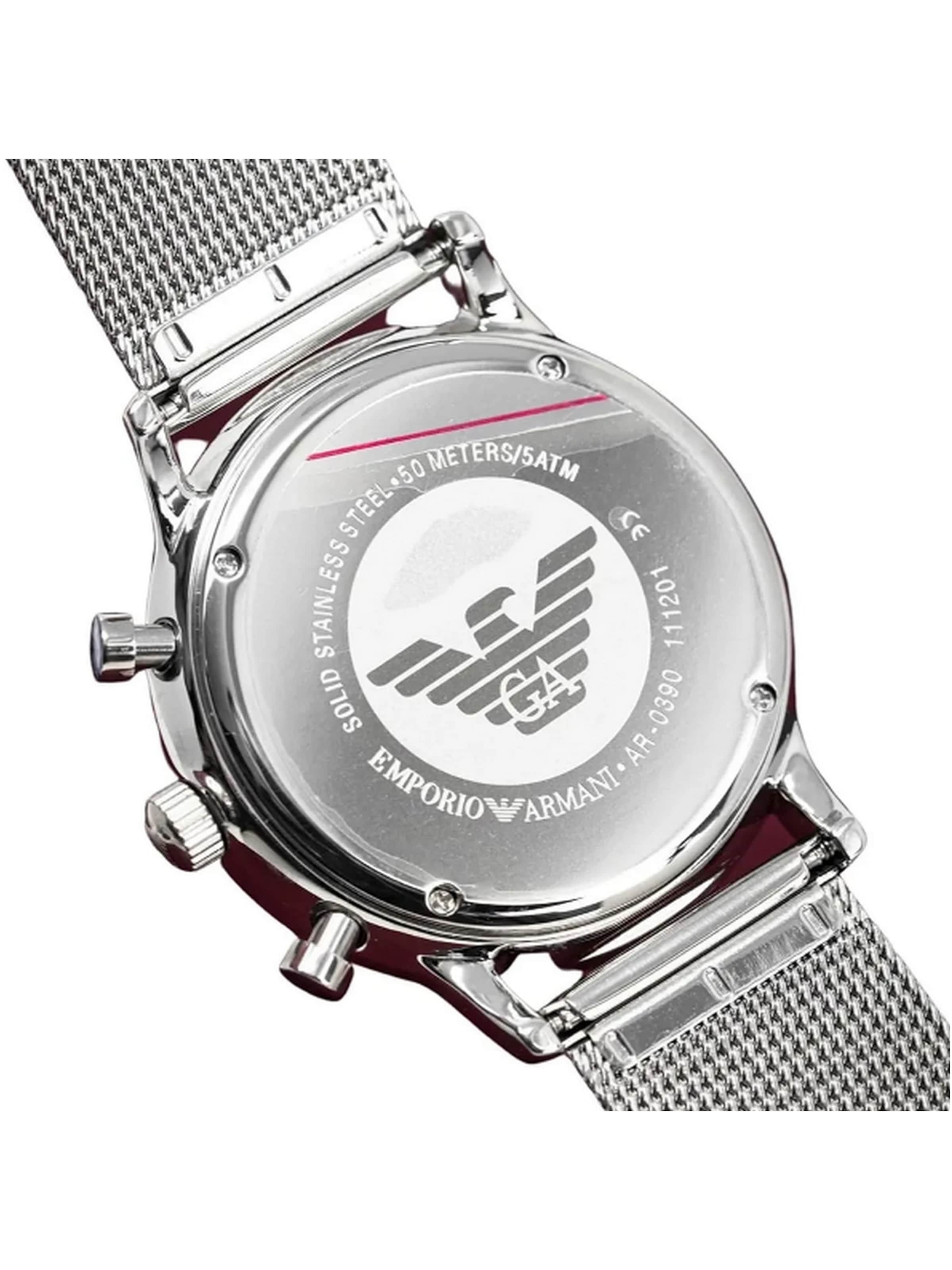 Montre à affichage analogique 'Gianni' Emporio Armani en argent