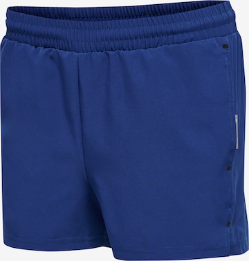 Hummel Regular Workout Pants 'Move' in Blue
