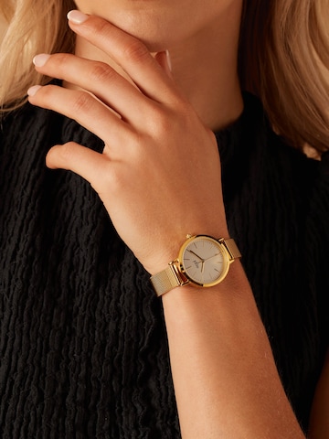 Lucardi Analoog horloge in Goud: voorkant