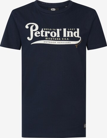 Petrol Industries Shirt 'Jackson' in Blauw: voorkant