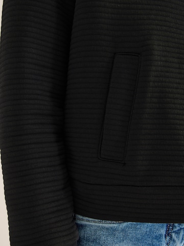 CECIL Tepláková bunda - Čierna