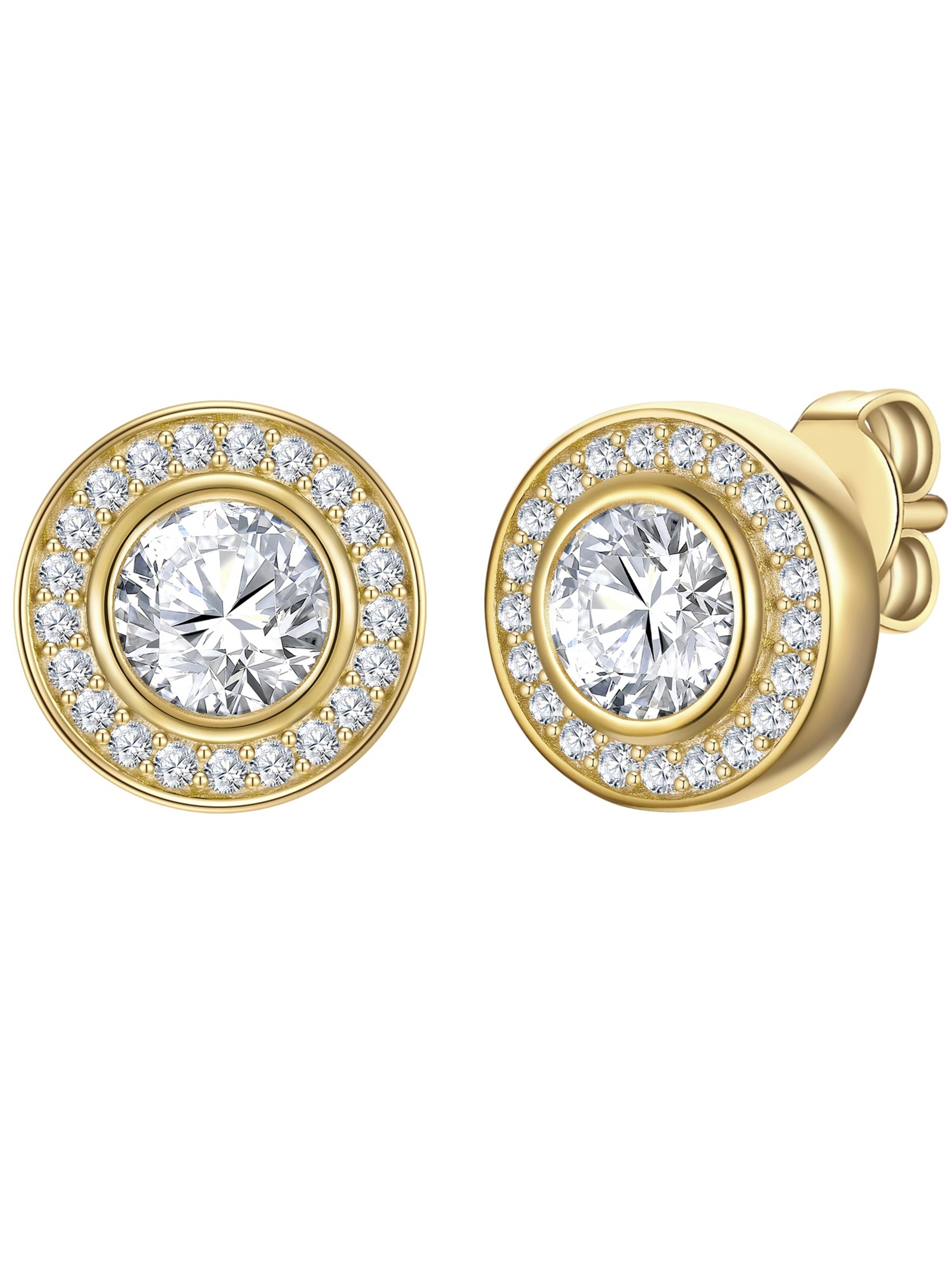 Boucles d'oreilles Rafaela Donata en or : devant